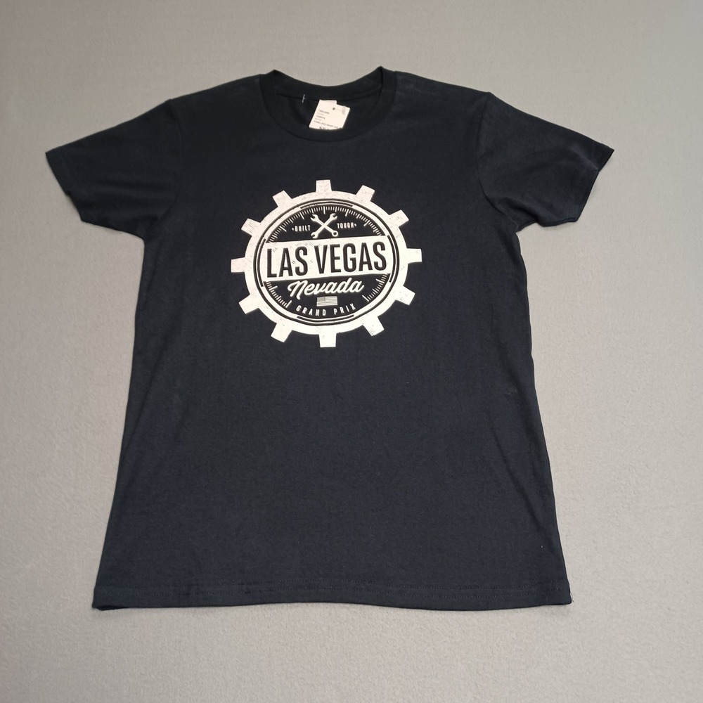 Smart Blanks T-Shirt Youth M Navy Las Vegas Nevada Grand Prix Graphic Tee 3502